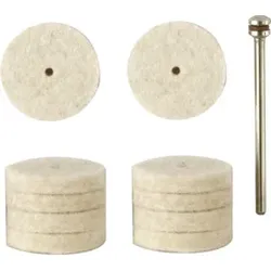 Proxxon Filzscheiben, 22 mm, 10 Stück + 1 Träger