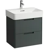 Laufen Waschtischunterschrank Juna 2 Schubladen 57,2 x 40 x 51,5 cm Verkehrsgrau