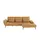 Vito Eckcouch Flachgewebe 3-Sitzer Beige