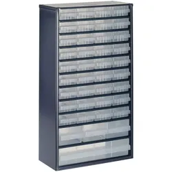 RAACO Schubladenmagazin 1240-123 mit 40 Schubladen 552 x 306 x 150 mm