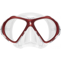 Scubapro Tauchmaske SPECTRA MINI - Silikon: transparent - Rahmen: rot