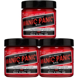 Manic Panic Rock'N'Roll Red Classic Creme, Vegan, Cruelty Free, Semi Permanent Hair Dye x 118ml