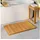 vidaXL Badematte Uni Braun 59 x 40 cm