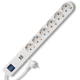 REV Ritter REV Steckdosenleiste Ice 6-Fach Grau 0014648100