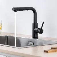 Niederdruck Wasserhahn Küche Armatur Schwarz, Niederdruck Küchenarmatur mit B...