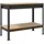 vidaXL Werkbank Schwarz 114 x 54 x 91 cm Sperrholz und Metall