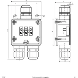 EVN RMV3P Anschlussbox IP67