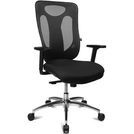 TOPSTAR Sitness Net Pro 100 mit Armlehnen schwarz / alu poliert