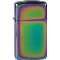 Zippo ZIPPO Benzinfeuerzeug Slim-Modell in Rainbow-Farben Bunt