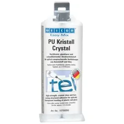 Easy-Mix PU Kristall | Polyurethan-Klebstoff, glasklar | 50 ml | glasklar