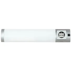 Licht-Erlebnisse LED Unterbauleuchte mit Steckdose Schalter kaltweiß Blendarm Für Küche Wandlampe