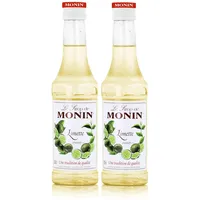 Monin Limette Sirup 250 ml - Für Cocktail und Kaffee (2er Pack)