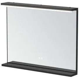 AQUABATOS Badspiegel mit Beleuchtung 100x70cm Badezimmerspiegel Antibeschlag Dimmbar Touch Schalter Lichtspiegel Wandspiegel Kaltweiß Spiegel heizung beschlagfrei