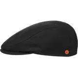 Mayser Coolmax Flatcap Softcap Schirmmütze UV-Schutz Made in EU Herren Sommer schwarz 57 cm - 57