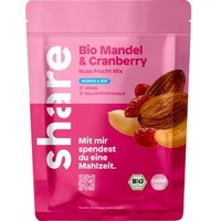 share Nussmischung Mandel und Cranberry, BIO, fruchtig, geröstet und gesalzen, 125g