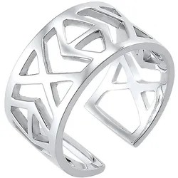 Elli Ikat-Muster 925 Sterling Silber silberfarben Damen 
