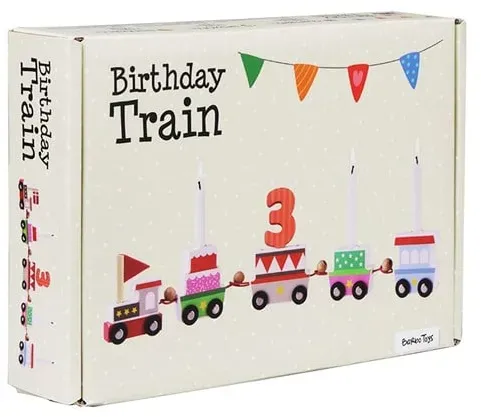 Birthday Train with Scandinavian Flags
