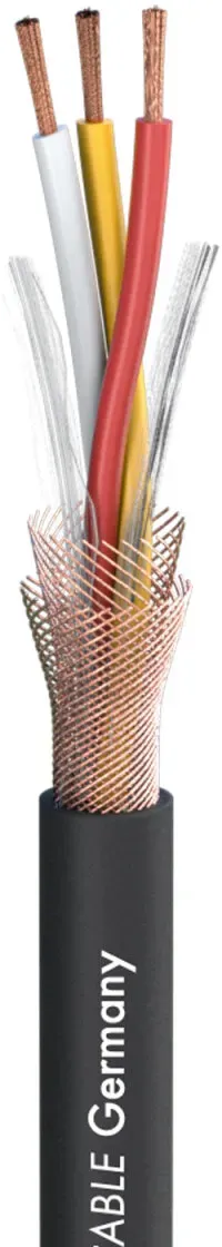 Mikrofonkabel SC-Symbiotic 3; 3 x 0,20 mm2; TPE Ø 5,20 mm; schwarz