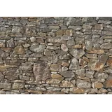 KOMAR Fototapete Stone Wall 368 x 254 cm