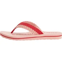 Tommy Hilfiger Damen Th Crochet Summer Sandal FW0FW09417 Flip-Flops, rot, Größe 39,5