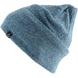 Wintermütze Sensei Fein Strickmütze Unisex Beanie Mütze Wollmütze Merino Wolle beige|blau No Size