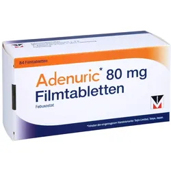 Adenuric 80 mg Filmtabletten 84 St