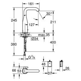 Grohe Essence E Sensor-Armatur chrom 36445000