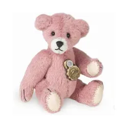 HERMANN TEDDY 15338 Miniaturen Teddy rosé 5 cm