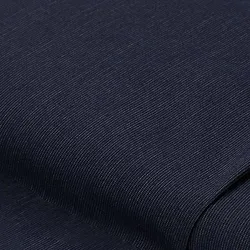 Hosenstoff "Striche", royalblau/weiß