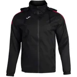 Joma Trivor Regenjacke Unisex Schwarz/Rot 3XL