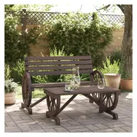 vidaXL Garten-Lounge-Set 2-tlg. braun