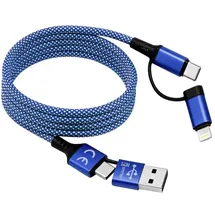 Smrter USB-A auf USB-C 1,0 m Blau