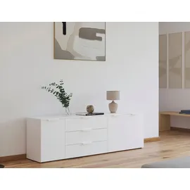 Rauch Kombikommode FLIPP 200 x 61 x 42 cm Alpinweiß