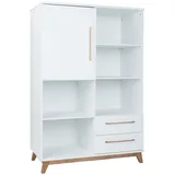 Arthur Berndt Standregal 114 x 51 x 166 cm Weiß