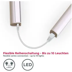 LED Unterbauleuchte, weiß, LED/8W, 2er-Set