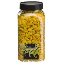 OEM Mica Decorations Dekorative Steine gelb 650 ml/1 kg