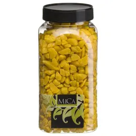 OEM Mica Decorations Dekorative Steine gelb 650 ml/1 kg