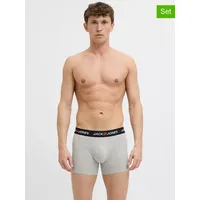 Jack & Jones 7er-Set: Boxershorts in Grau - XXL