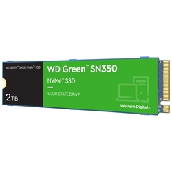 Western Digital WD Green SN350 NVME SSD Interne Festplatte Grün SSD 2 TB