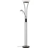 Brilliant Finn LED Deckenfluter Lesearm schwarz, Metall/Glas, 1x LED integriert (SMD), 26 W, (Lichtstrom: 2500lm, Lichtfarbe: 3000K)