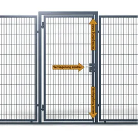 AMF Schlosskasten 140UMV-40ZW, Mehrfachverriegelung mit verzinktem Schloss (142UMV)