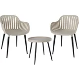 Mojawo Bistroset 3-tlg. Beige