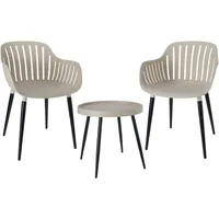 Mojawo Bistroset 3-tlg. Beige