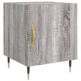 vidaXL Nachttisch Grau Sonoma 40x40x50 cm Holzwerkstoff Modell 7