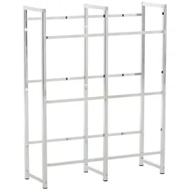 CLP Kastenständer, chrom Metall, 91x112x31 cm Küchenzubehör, Flaschenträger