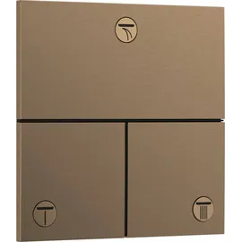 Hansgrohe ShowerSelect Comfort E Unterputzventil für 3 Verbraucher Brushed Bronze 15573140