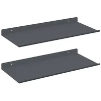 vidaXL Schwebendes Regal 40 x 18 x 2,5 cm Anthrazit