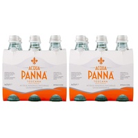 2x Acqua Panna Toscana,Natürliches Oligomineralisches Mineralwasser 6x25cl Glas