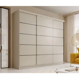 moeblo Schiebetürenschrank Velora 250 x 215 x 58 cm Beige