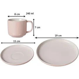 Ritzenhoff & Breker Jasper Kaffeeservice 12-tlg. rosa